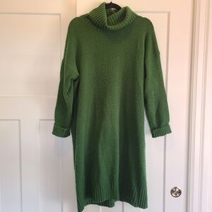 Abound Green Long Sleeve Sweater Dress